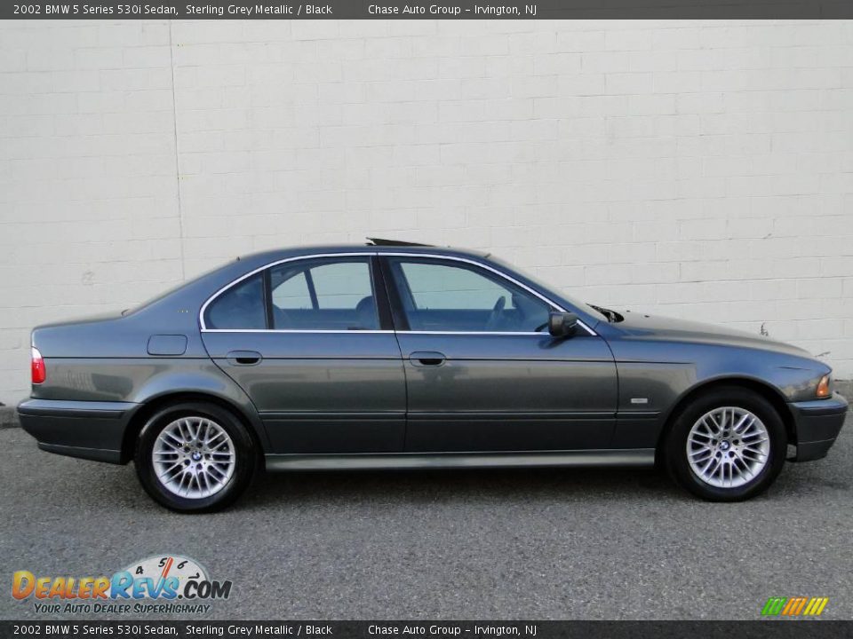2002 BMW 5 Series 530i Sedan Sterling Grey Metallic / Black Photo #3