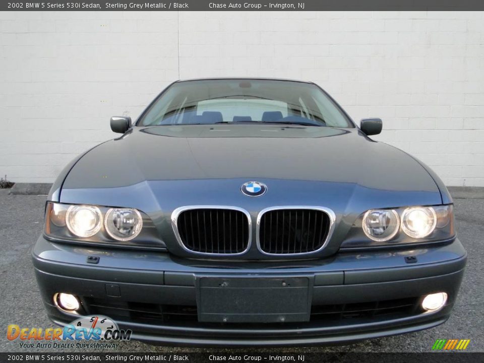 2002 BMW 5 Series 530i Sedan Sterling Grey Metallic / Black Photo #4
