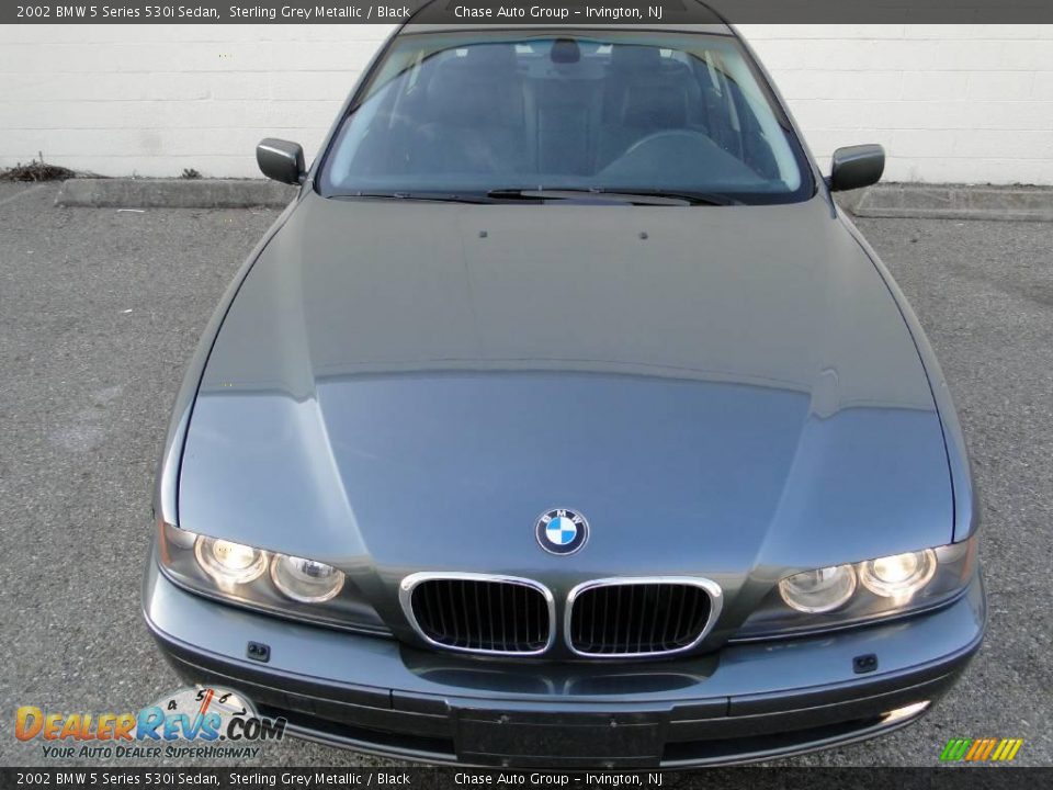 2002 BMW 5 Series 530i Sedan Sterling Grey Metallic / Black Photo #5