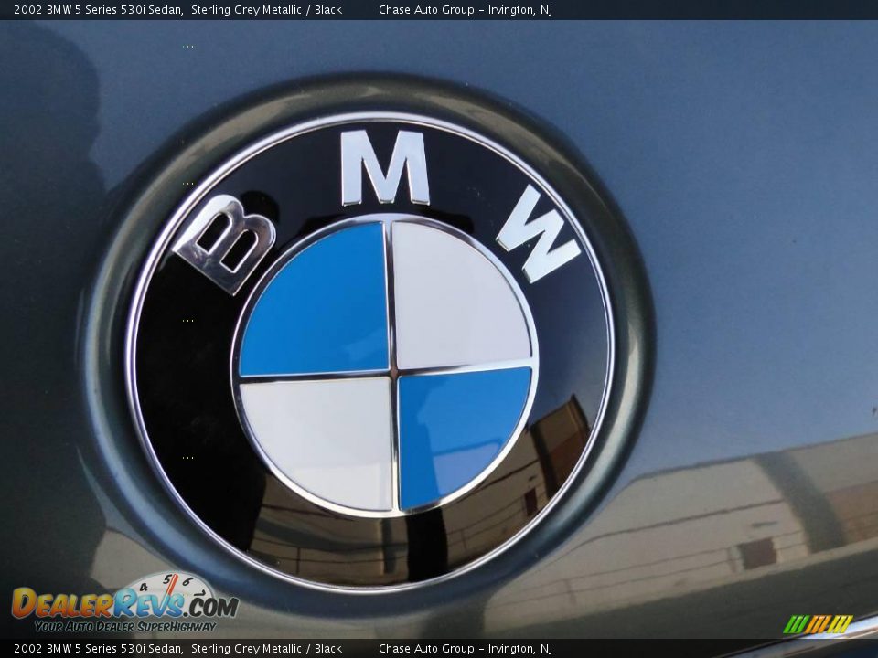 2002 BMW 5 Series 530i Sedan Sterling Grey Metallic / Black Photo #6