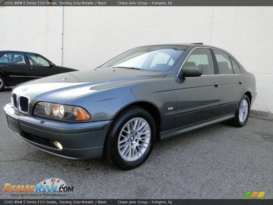 2002 BMW 5 Series 530i Sedan Sterling Grey Metallic / Black Photo #8