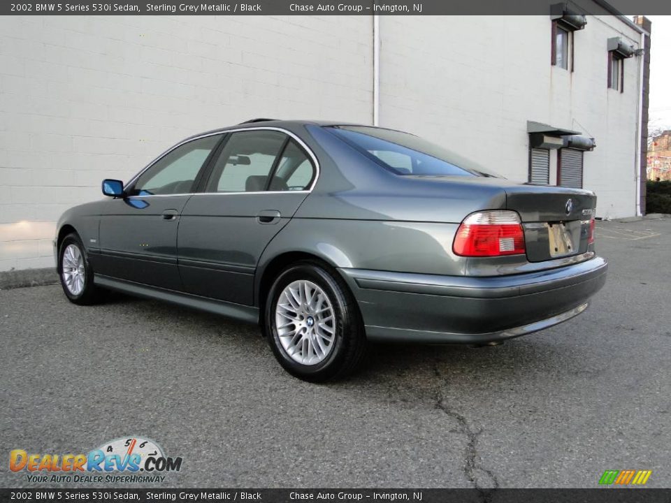 2002 BMW 5 Series 530i Sedan Sterling Grey Metallic / Black Photo #11
