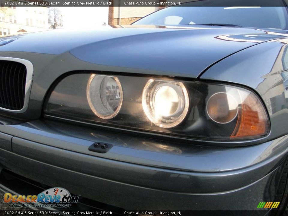 2002 BMW 5 Series 530i Sedan Sterling Grey Metallic / Black Photo #16