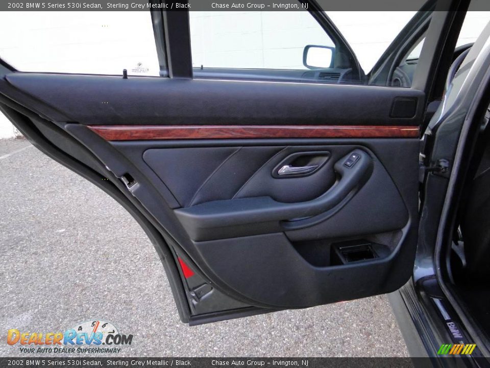 2002 BMW 5 Series 530i Sedan Sterling Grey Metallic / Black Photo #18