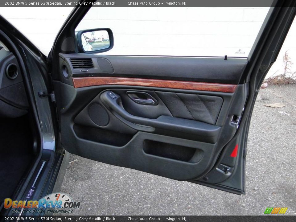2002 BMW 5 Series 530i Sedan Sterling Grey Metallic / Black Photo #20