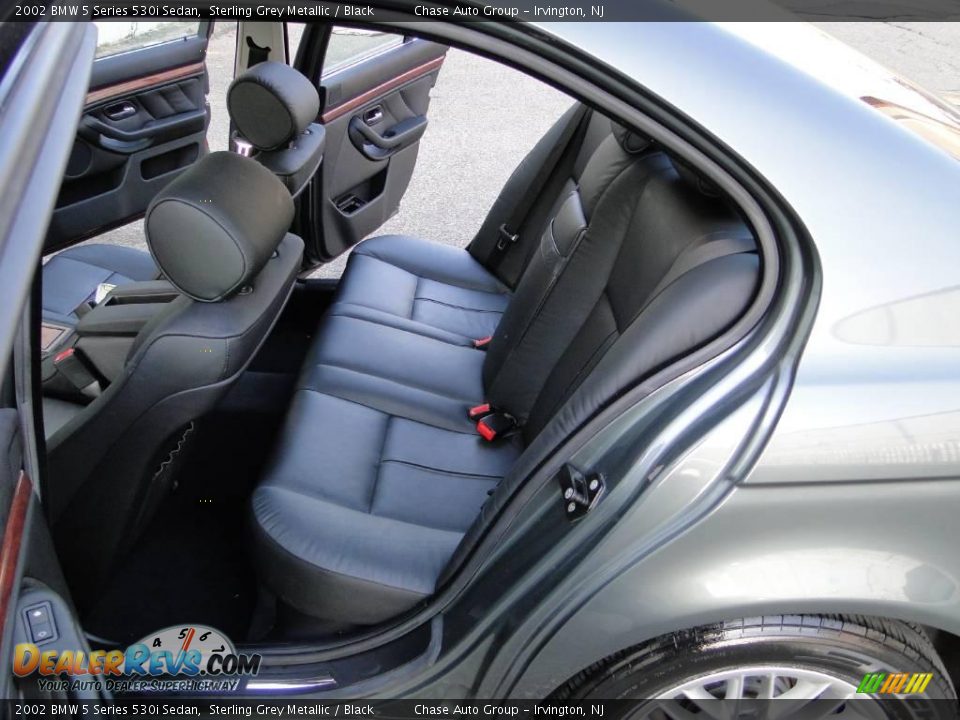 2002 BMW 5 Series 530i Sedan Sterling Grey Metallic / Black Photo #24