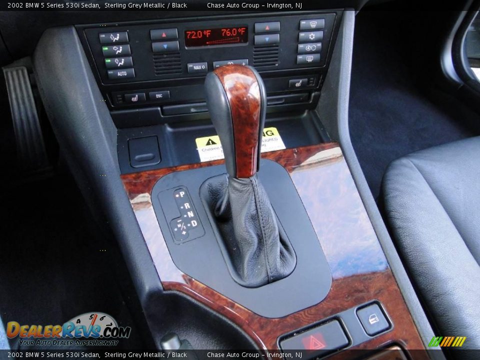 2002 BMW 5 Series 530i Sedan Sterling Grey Metallic / Black Photo #33