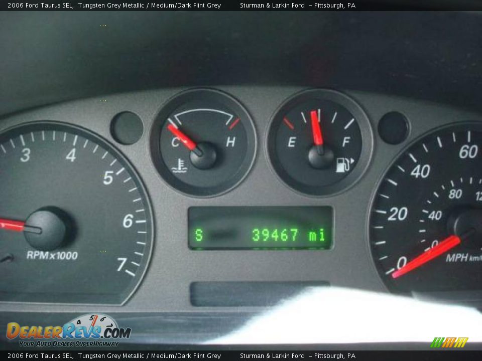 2006 Ford Taurus SEL Tungsten Grey Metallic / Medium/Dark Flint Grey Photo #20