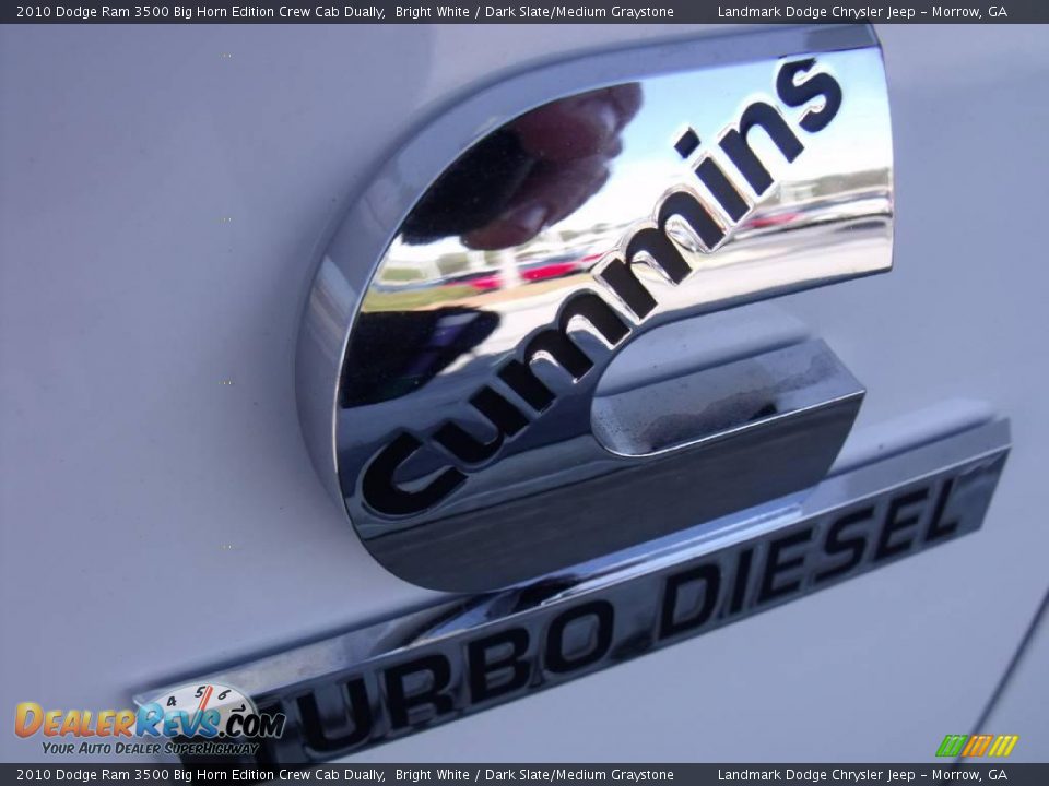2010 Dodge Ram 3500 Big Horn Edition Crew Cab Dually Bright White / Dark Slate/Medium Graystone Photo #6