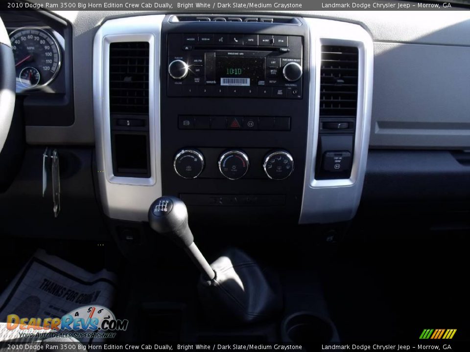 2010 Dodge Ram 3500 Big Horn Edition Crew Cab Dually Bright White / Dark Slate/Medium Graystone Photo #10