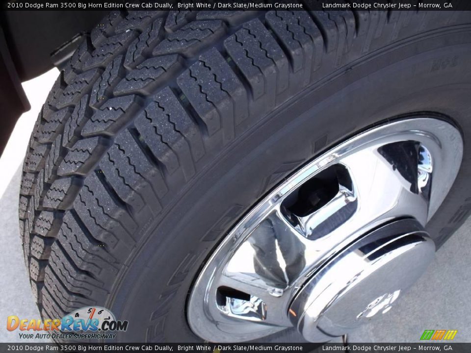 2010 Dodge Ram 3500 Big Horn Edition Crew Cab Dually Bright White / Dark Slate/Medium Graystone Photo #13