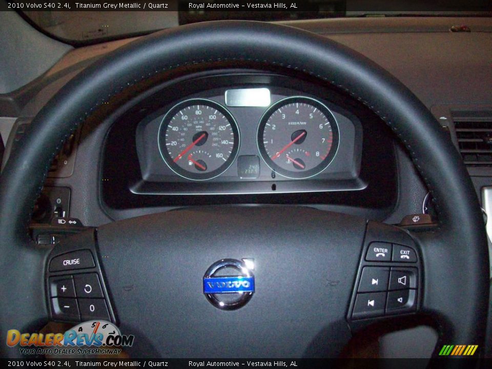 2010 Volvo S40 2.4i Titanium Grey Metallic / Quartz Photo #14