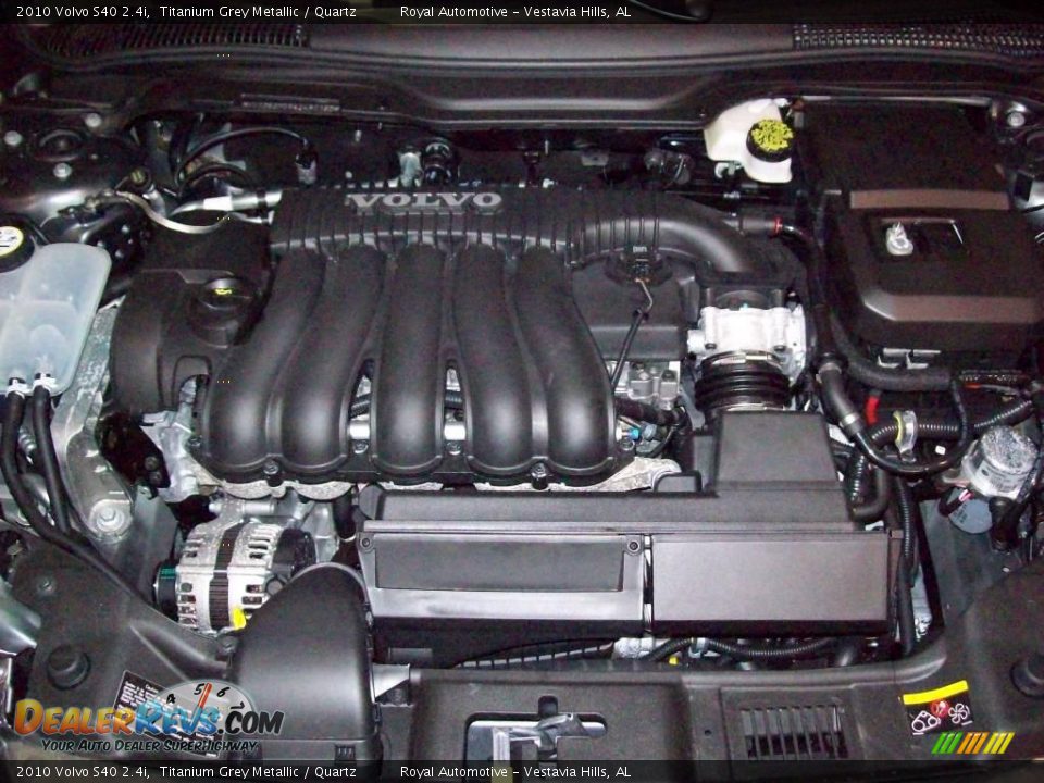 2010 Volvo S40 2.4i Titanium Grey Metallic / Quartz Photo #26