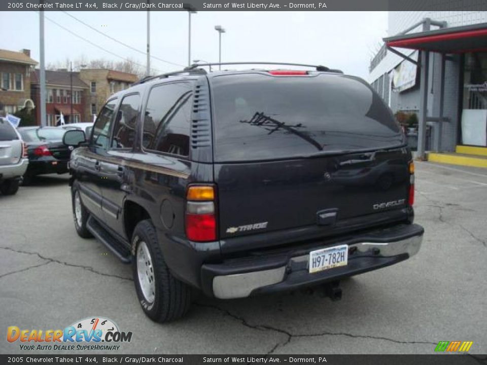 2005 Chevrolet Tahoe LT 4x4 Black / Gray/Dark Charcoal Photo #2