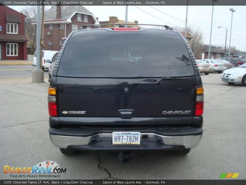 2005 Chevrolet Tahoe LT 4x4 Black / Gray/Dark Charcoal Photo #3