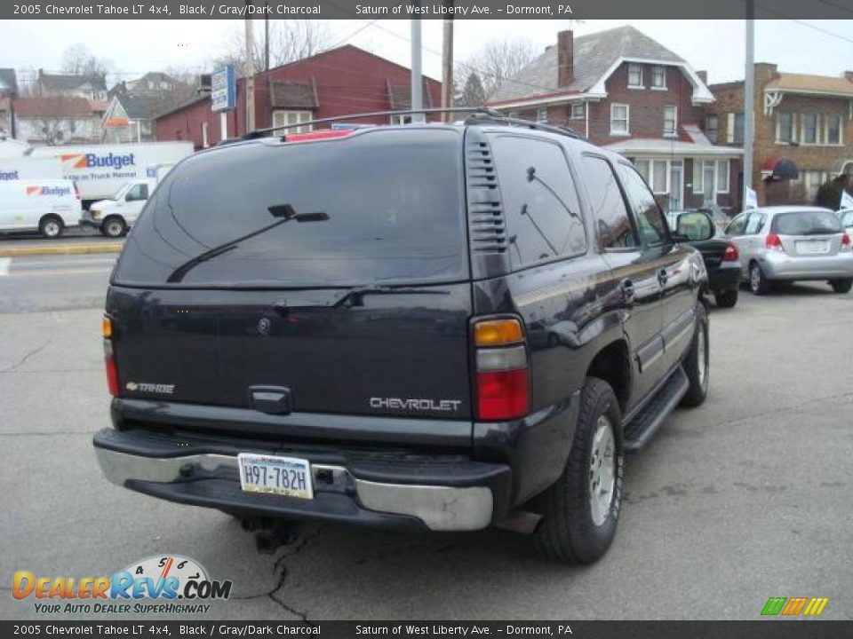 2005 Chevrolet Tahoe LT 4x4 Black / Gray/Dark Charcoal Photo #4