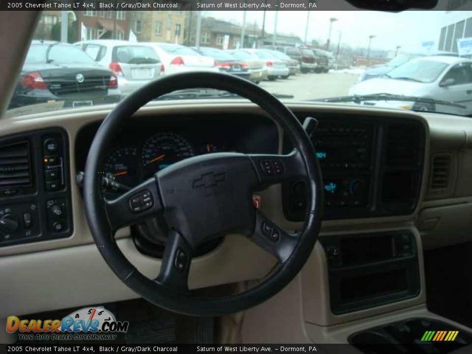 2005 Chevrolet Tahoe LT 4x4 Black / Gray/Dark Charcoal Photo #10