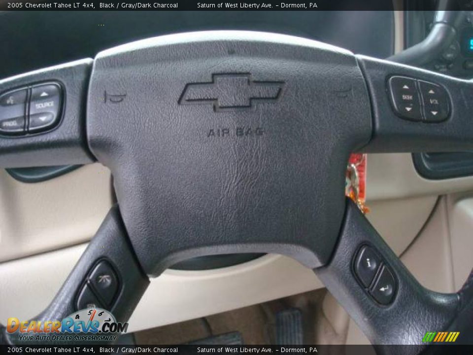 2005 Chevrolet Tahoe LT 4x4 Black / Gray/Dark Charcoal Photo #12