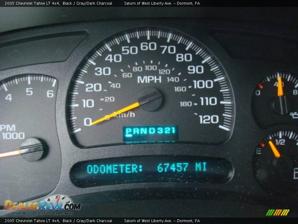 2005 Chevrolet Tahoe LT 4x4 Black / Gray/Dark Charcoal Photo #15