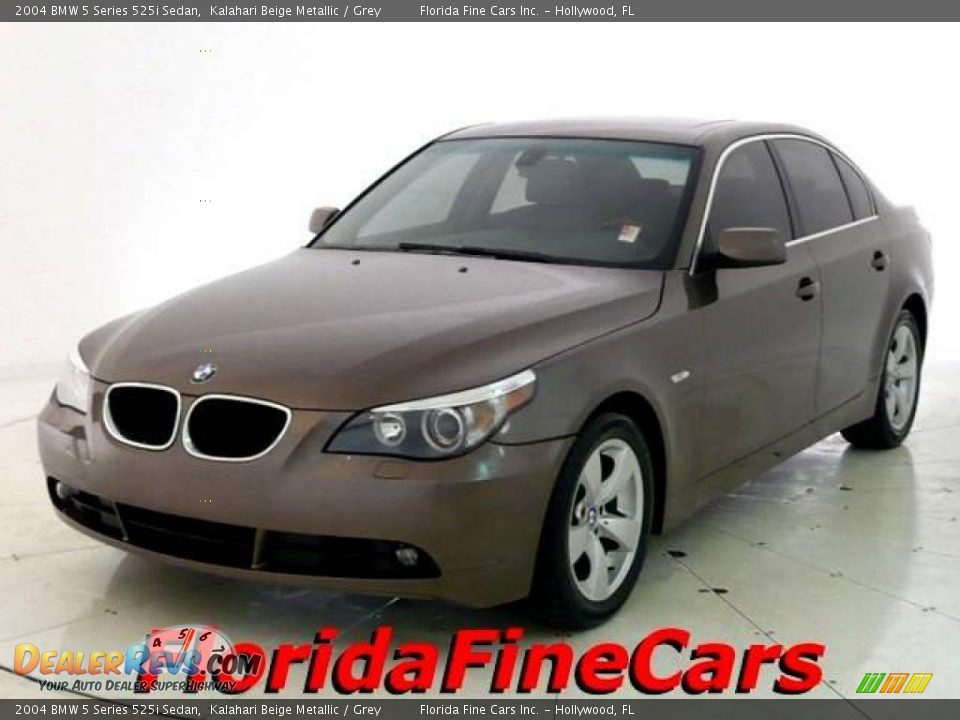 2004 BMW 5 Series 525i Sedan Kalahari Beige Metallic / Grey Photo #1