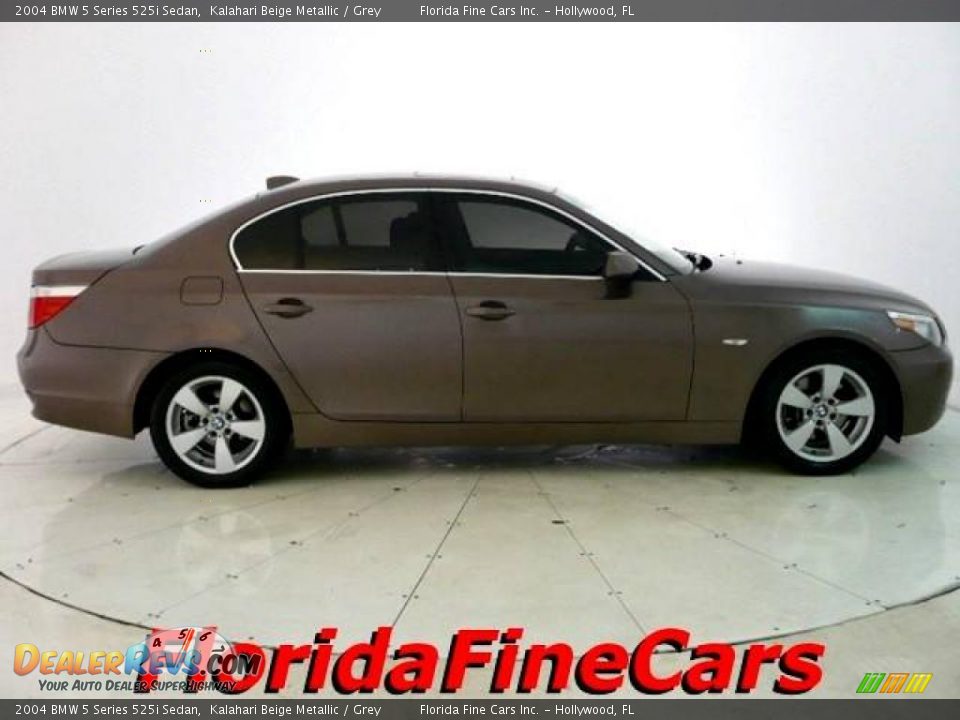 2004 BMW 5 Series 525i Sedan Kalahari Beige Metallic / Grey Photo #4
