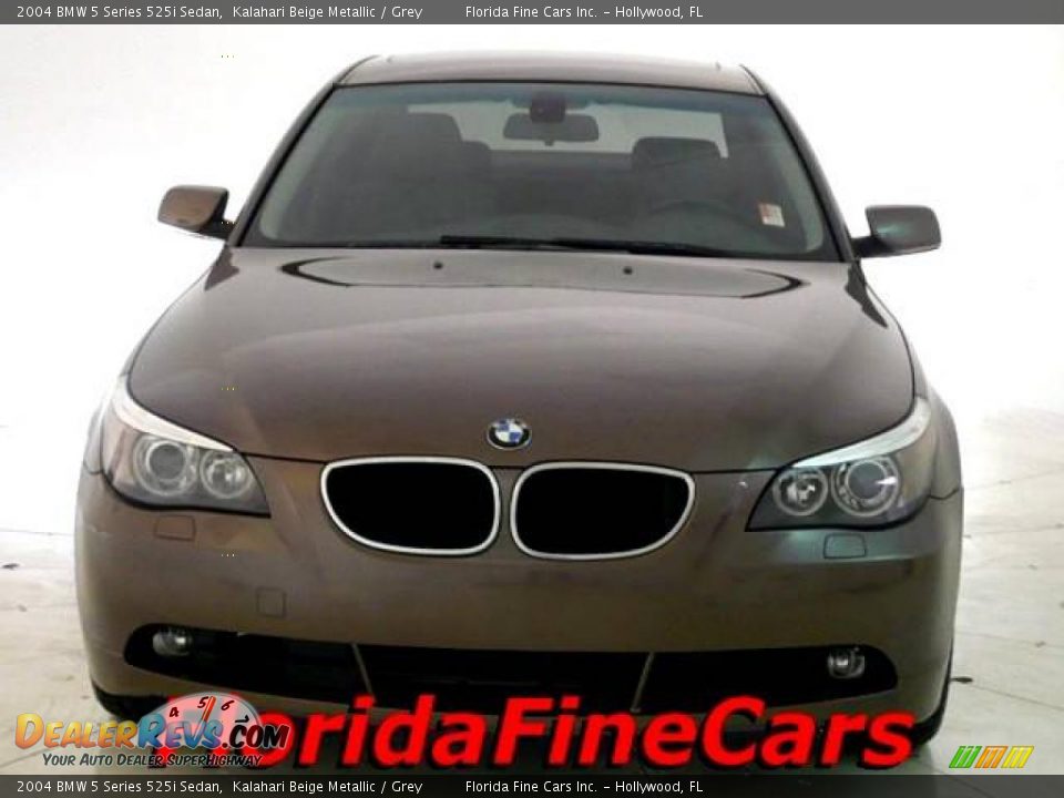 2004 BMW 5 Series 525i Sedan Kalahari Beige Metallic / Grey Photo #5
