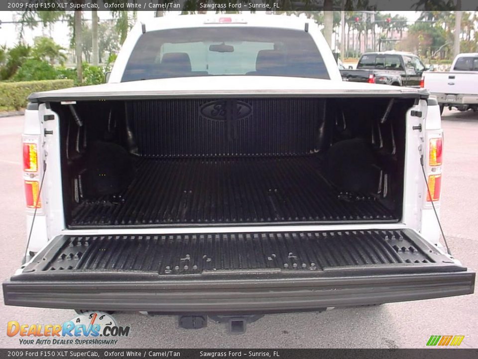 2009 Ford F150 XLT SuperCab Oxford White / Camel/Tan Photo #5
