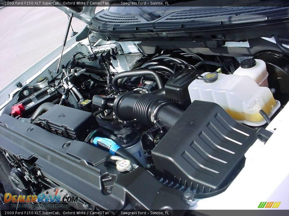 2009 Ford F150 XLT SuperCab Oxford White / Camel/Tan Photo #16