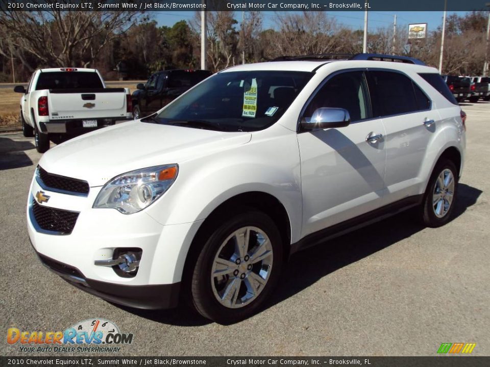 2010 Chevrolet Equinox LTZ Summit White / Jet Black/Brownstone Photo #1