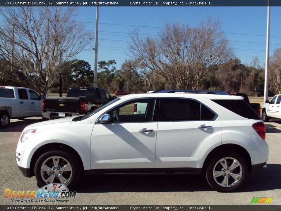 2010 Chevrolet Equinox LTZ Summit White / Jet Black/Brownstone Photo #2