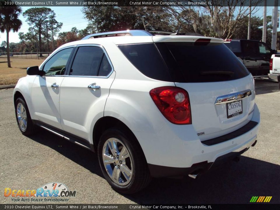 2010 Chevrolet Equinox LTZ Summit White / Jet Black/Brownstone Photo #3