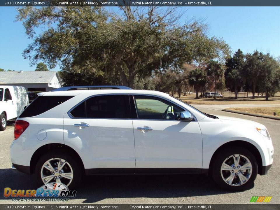 2010 Chevrolet Equinox LTZ Summit White / Jet Black/Brownstone Photo #10