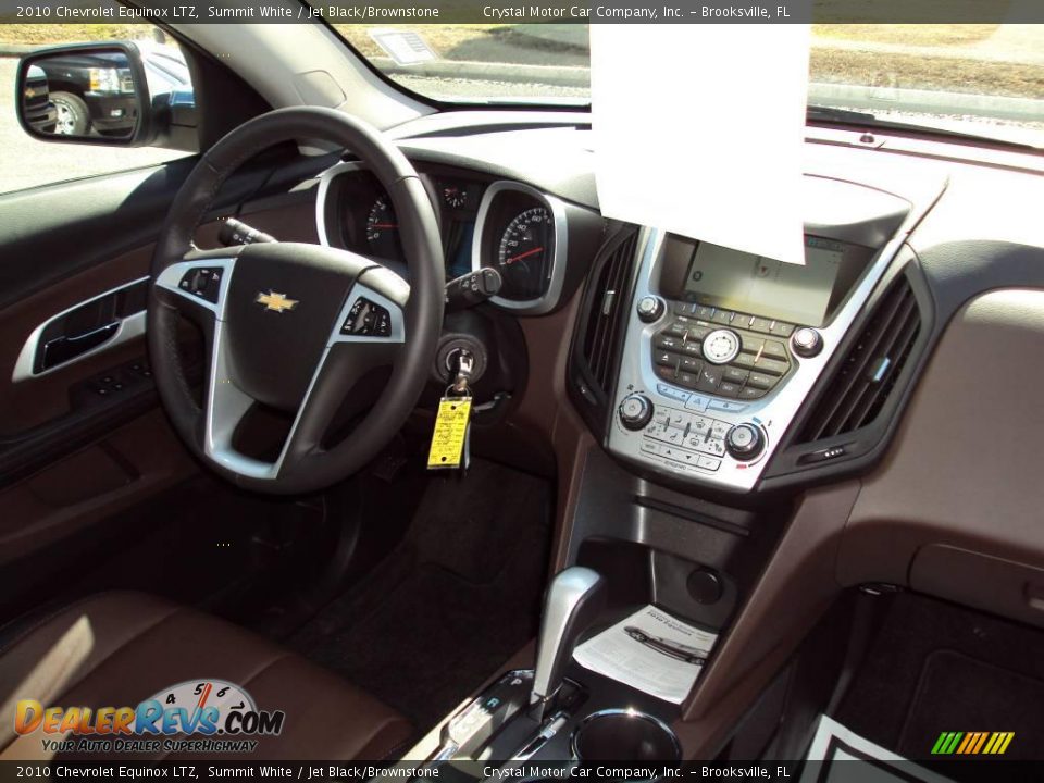 2010 Chevrolet Equinox LTZ Summit White / Jet Black/Brownstone Photo #12