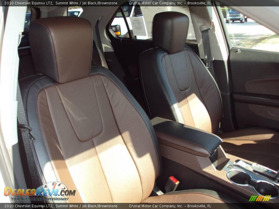 2010 Chevrolet Equinox LTZ Summit White / Jet Black/Brownstone Photo #13