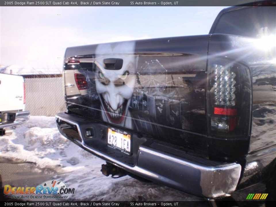 2005 Dodge Ram 2500 SLT Quad Cab 4x4 Black / Dark Slate Gray Photo #7