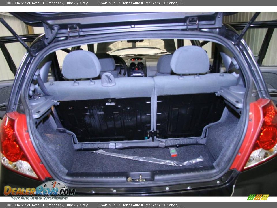 2005 Chevrolet Aveo LT Hatchback Black / Gray Photo #12