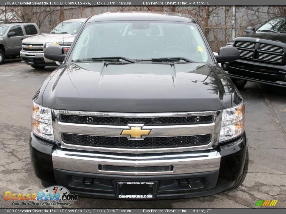2009 Chevrolet Silverado 1500 LT Crew Cab 4x4 Black / Dark Titanium Photo #2