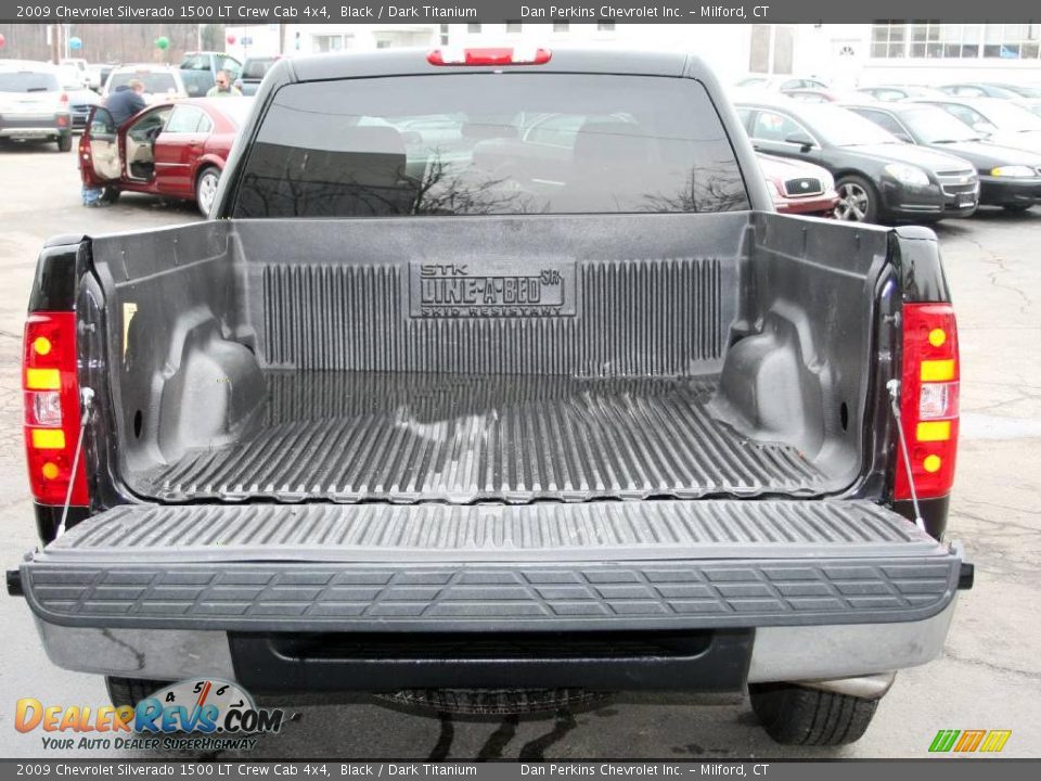 2009 Chevrolet Silverado 1500 LT Crew Cab 4x4 Black / Dark Titanium Photo #7