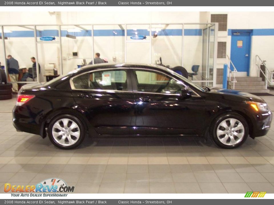 2008 Honda Accord EX Sedan Nighthawk Black Pearl / Black Photo #3