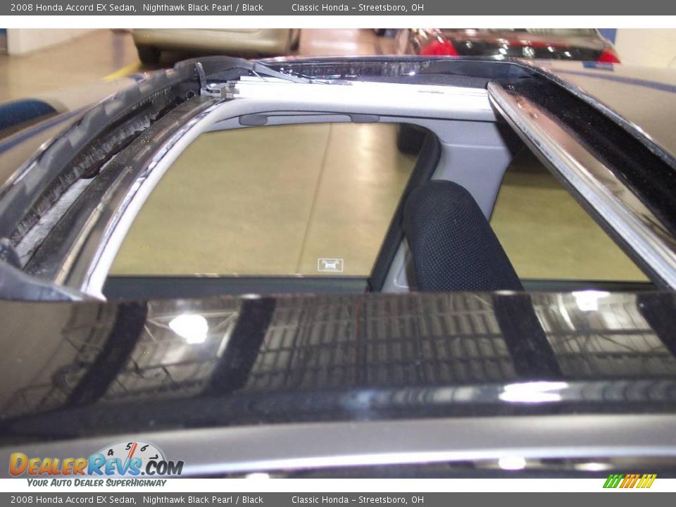 2008 Honda Accord EX Sedan Nighthawk Black Pearl / Black Photo #12