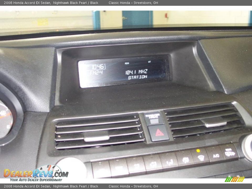 2008 Honda Accord EX Sedan Nighthawk Black Pearl / Black Photo #18