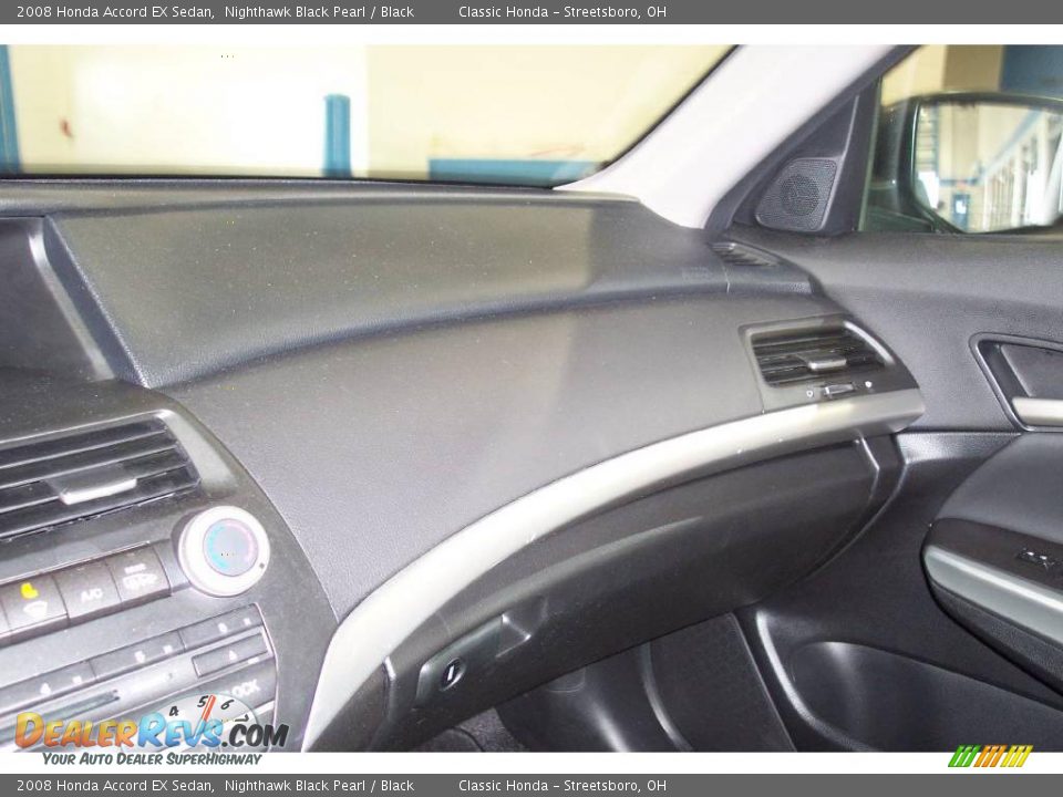 2008 Honda Accord EX Sedan Nighthawk Black Pearl / Black Photo #19