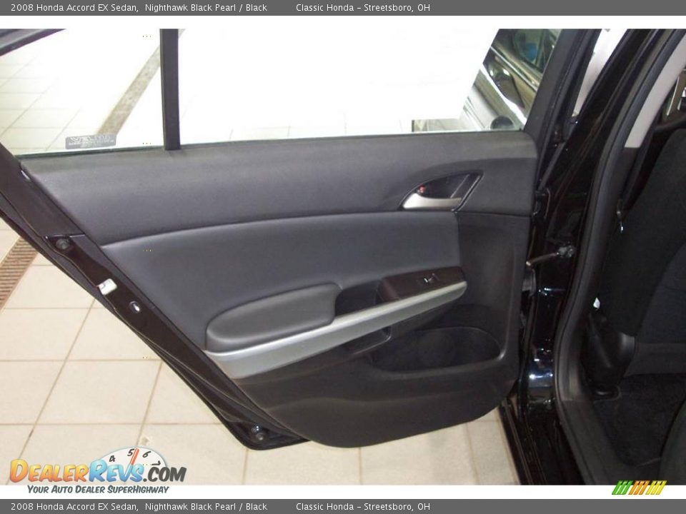 2008 Honda Accord EX Sedan Nighthawk Black Pearl / Black Photo #20