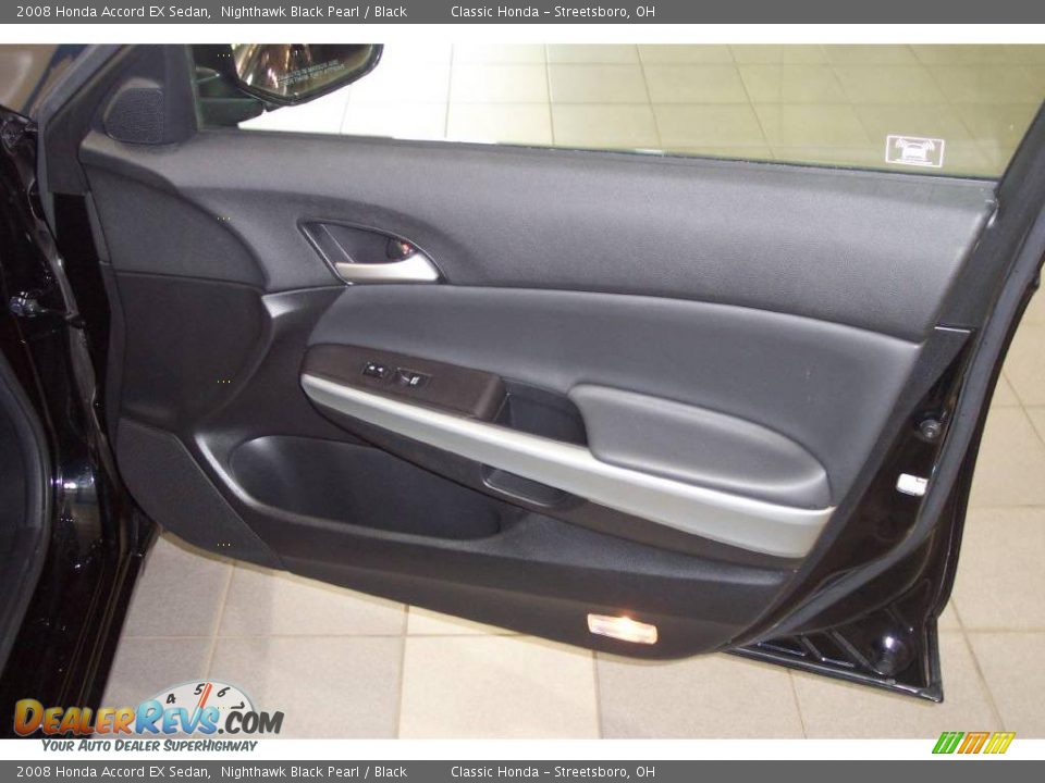 2008 Honda Accord EX Sedan Nighthawk Black Pearl / Black Photo #23