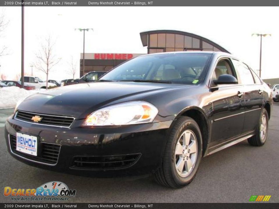 2009 Chevrolet Impala LT Black / Neutral Photo #2