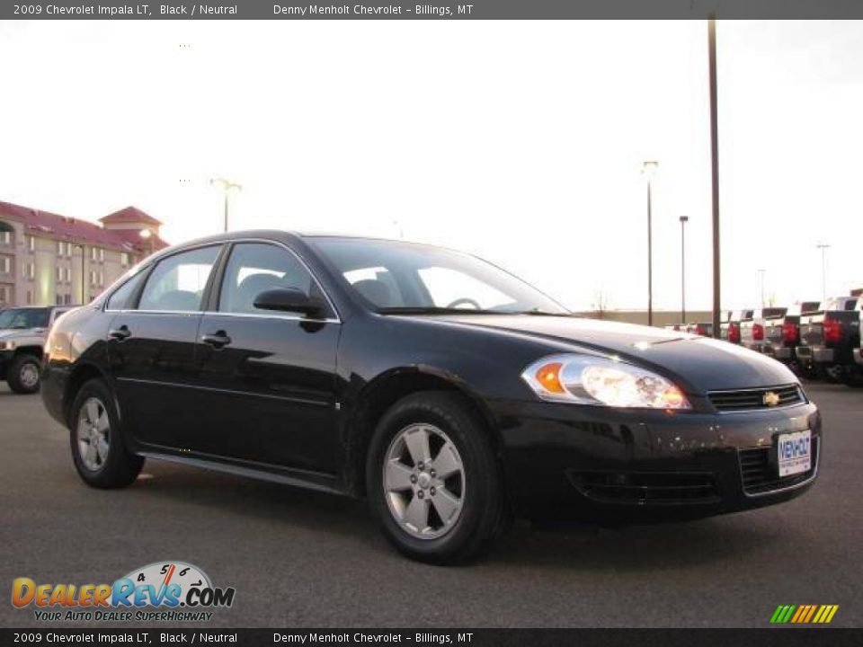 2009 Chevrolet Impala LT Black / Neutral Photo #3