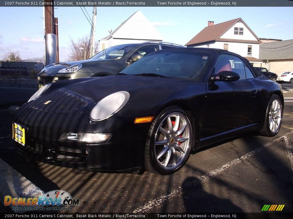 2007 Porsche 911 Carrera S Cabriolet Basalt Black Metallic / Black/Terracotta Photo #1
