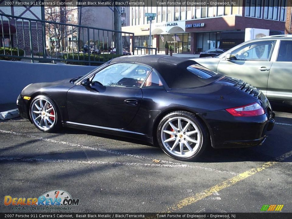 2007 Porsche 911 Carrera S Cabriolet Basalt Black Metallic / Black/Terracotta Photo #2