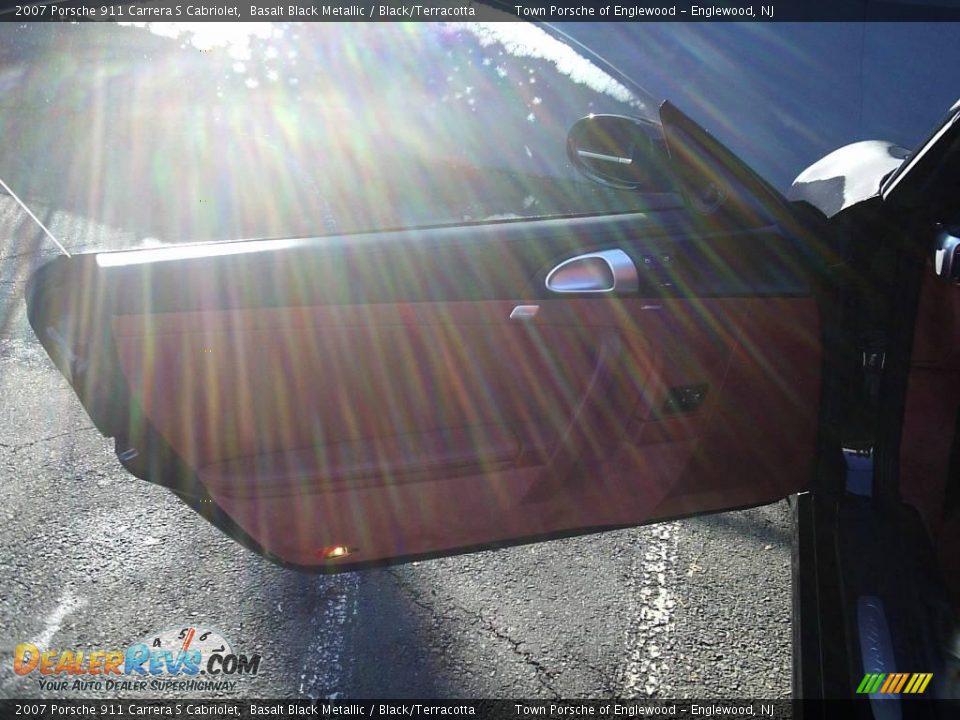 2007 Porsche 911 Carrera S Cabriolet Basalt Black Metallic / Black/Terracotta Photo #16