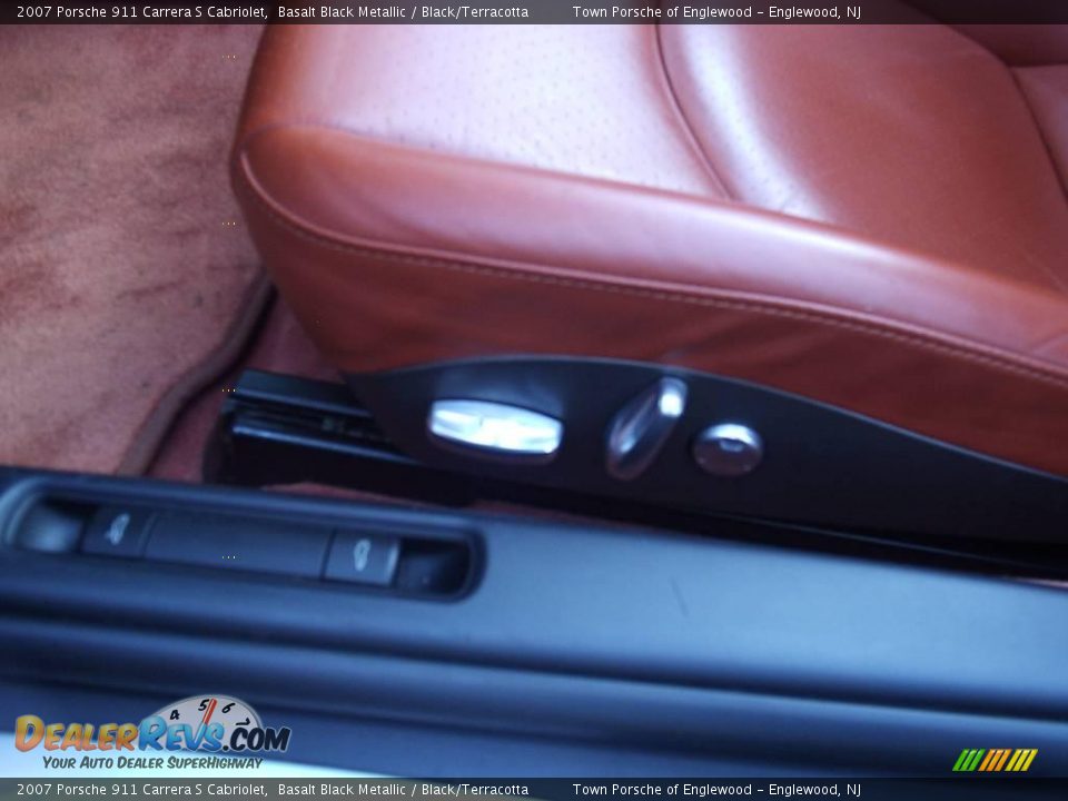 2007 Porsche 911 Carrera S Cabriolet Basalt Black Metallic / Black/Terracotta Photo #21